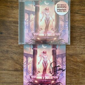 Paris Hilton CD with Pink and Purple Artwork